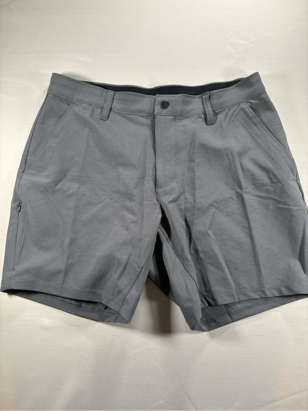 BYLT Premium Basics Mens Everyday Golf Shorts Size 34 Charcoal Gray Stretch
